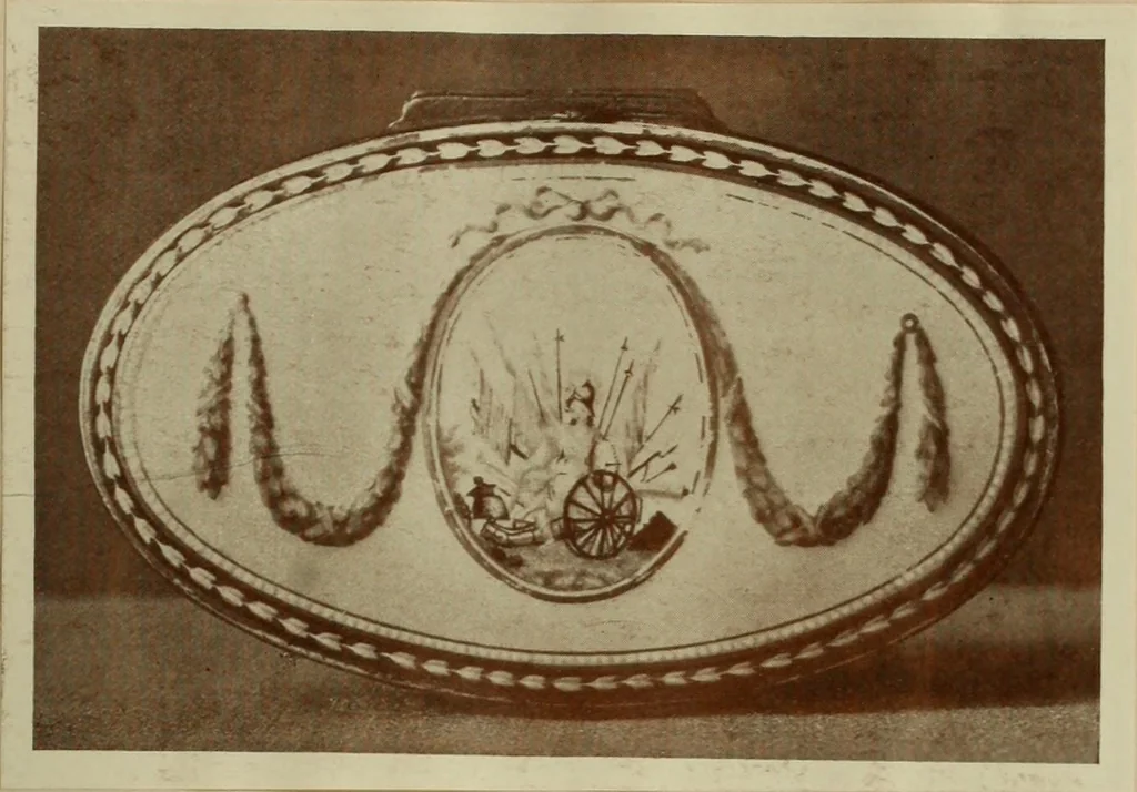 An illustration from Starye gody, 1907, leaf 296