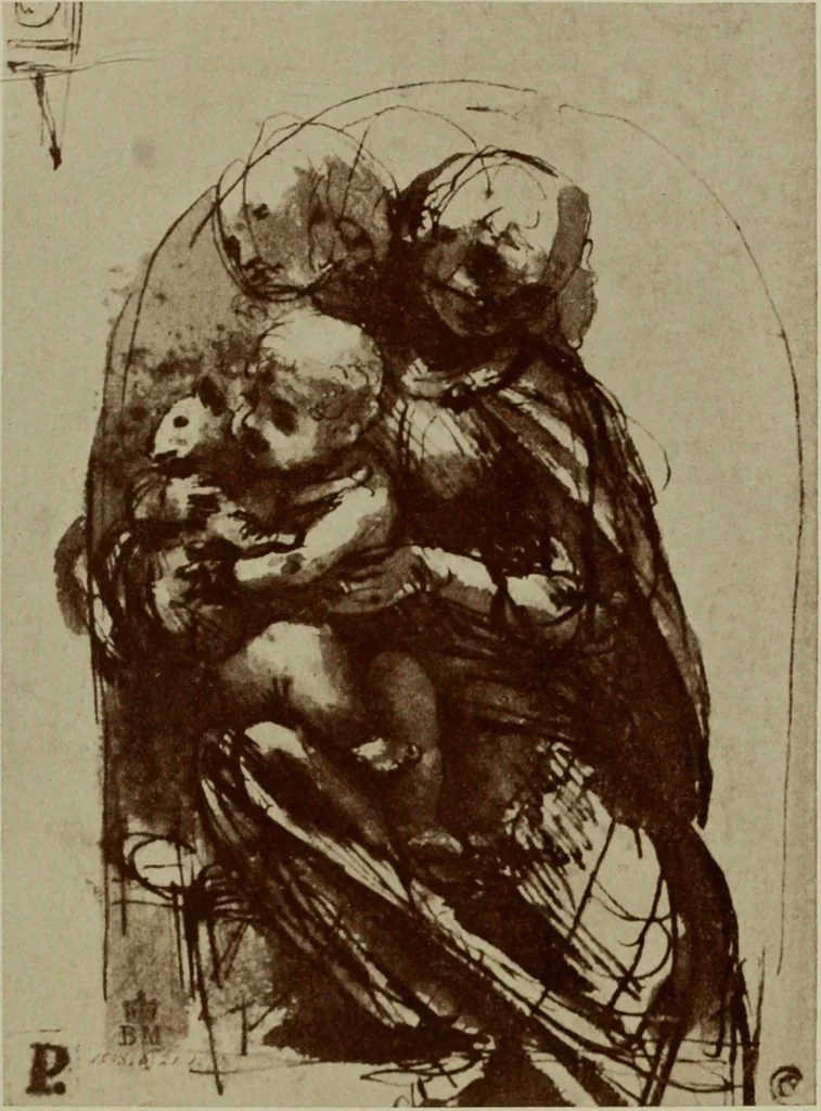 An illustration from Starye gody, 1907, leaf 48