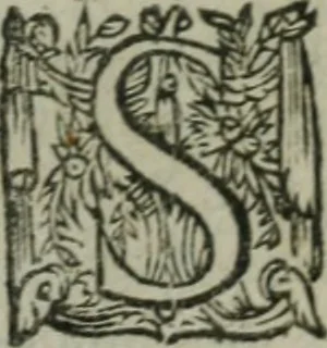 An illustration from Oeuures morales et diuersifiees en histoires, pleines de beaux exemples, enrichies d'enseignemens vertueux, & embellies de plusieurs sentences & discours. Lé tout tiré des plus signalez & remarquables autheurs grecs, latins & françois, qui ont escrit de tout temps, pour l'enseignement de toutes personnes, qui aspirent à vertu & philosphie chrestienne. Reueues, corrigées & augmentées de plus des deux tiers, outre la precedente impression, 1584, leaf 1220