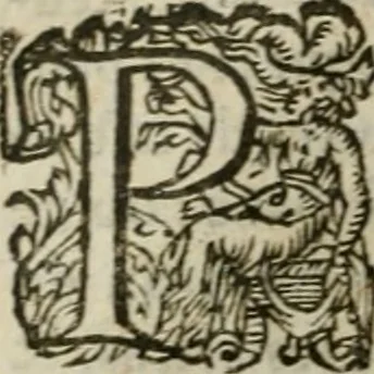 An illustration from Oeuures morales et diuersifiees en histoires, pleines de beaux exemples, enrichies d'enseignemens vertueux, & embellies de plusieurs sentences & discours. Lé tout tiré des plus signalez & remarquables autheurs grecs, latins & françois, qui ont escrit de tout temps, pour l'enseignement de toutes personnes, qui aspirent à vertu & philosphie chrestienne. Reueues, corrigées & augmentées de plus des deux tiers, outre la precedente impression, 1584, leaf 1281