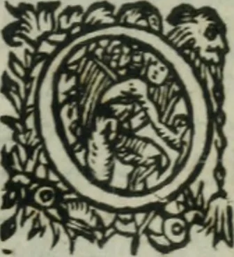 An illustration from Oeuures morales et diuersifiees en histoires, pleines de beaux exemples, enrichies d'enseignemens vertueux, & embellies de plusieurs sentences & discours. Lé tout tiré des plus signalez & remarquables autheurs grecs, latins & françois, qui ont escrit de tout temps, pour l'enseignement de toutes personnes, qui aspirent à vertu & philosphie chrestienne. Reueues, corrigées & augmentées de plus des deux tiers, outre la precedente impression, 1584, leaf 1300