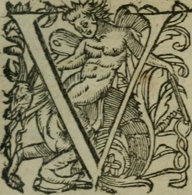 An illustration from Oeuures morales et diuersifiees en histoires, pleines de beaux exemples, enrichies d'enseignemens vertueux, & embellies de plusieurs sentences & discours. Lé tout tiré des plus signalez & remarquables autheurs grecs, latins & françois, qui ont escrit de tout temps, pour l'enseignement de toutes personnes, qui aspirent à vertu & philosphie chrestienne. Reueues, corrigées & augmentées de plus des deux tiers, outre la precedente impression, 1584, leaf 28
