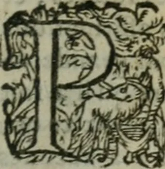 An illustration from Oeuures morales et diuersifiees en histoires, pleines de beaux exemples, enrichies d'enseignemens vertueux, & embellies de plusieurs sentences & discours. Lé tout tiré des plus signalez & remarquables autheurs grecs, latins & françois, qui ont escrit de tout temps, pour l'enseignement de toutes personnes, qui aspirent à vertu & philosphie chrestienne. Reueues, corrigées & augmentées de plus des deux tiers, outre la precedente impression, 1584, leaf 530