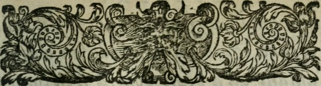 An illustration from Oeuures morales et diuersifiees en histoires, pleines de beaux exemples, enrichies d'enseignemens vertueux, & embellies de plusieurs sentences & discours. Lé tout tiré des plus signalez & remarquables autheurs grecs, latins & françois, qui ont escrit de tout temps, pour l'enseignement de toutes personnes, qui aspirent à vertu & philosphie chrestienne. Reueues, corrigées & augmentées de plus des deux tiers, outre la precedente impression, 1584, leaf 6