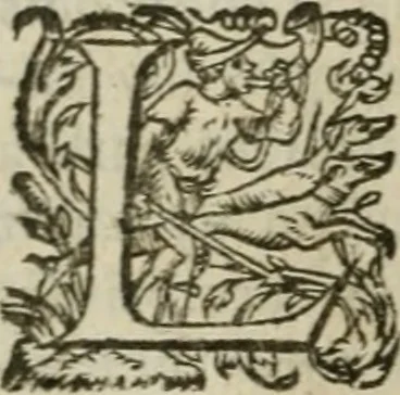 An illustration from Oeuures morales et diuersifiees en histoires, pleines de beaux exemples, enrichies d'enseignemens vertueux, & embellies de plusieurs sentences & discours. Lé tout tiré des plus signalez & remarquables autheurs grecs, latins & françois, qui ont escrit de tout temps, pour l'enseignement de toutes personnes, qui aspirent à vertu & philosphie chrestienne. Reueues, corrigées & augmentées de plus des deux tiers, outre la precedente impression, 1584, leaf 629