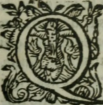 An illustration from Oeuures morales et diuersifiees en histoires, pleines de beaux exemples, enrichies d'enseignemens vertueux, & embellies de plusieurs sentences & discours. Lé tout tiré des plus signalez & remarquables autheurs grecs, latins & françois, qui ont escrit de tout temps, pour l'enseignement de toutes personnes, qui aspirent à vertu & philosphie chrestienne. Reueues, corrigées & augmentées de plus des deux tiers, outre la precedente impression, 1584, leaf 708