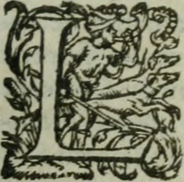 An illustration from Oeuures morales et diuersifiees en histoires, pleines de beaux exemples, enrichies d'enseignemens vertueux, & embellies de plusieurs sentences & discours. Lé tout tiré des plus signalez & remarquables autheurs grecs, latins & françois, qui ont escrit de tout temps, pour l'enseignement de toutes personnes, qui aspirent à vertu & philosphie chrestienne. Reueues, corrigées & augmentées de plus des deux tiers, outre la precedente impression, 1584, leaf 728