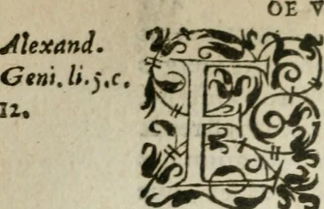 An illustration from Oeuures morales et diuersifiees en histoires, pleines de beaux exemples, enrichies d'enseignemens vertueux, & embellies de plusieurs sentences & discours. Lé tout tiré des plus signalez & remarquables autheurs grecs, latins & françois, qui ont escrit de tout temps, pour l'enseignement de toutes personnes, qui aspirent à vertu & philosphie chrestienne. Reueues, corrigées & augmentées de plus des deux tiers, outre la precedente impression, 1584, leaf 943
