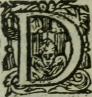 An illustration from Oeuures morales et diuersifiees en histoires, pleines de beaux exemples, enrichies d'enseignemens vertueux, & embellies de plusieurs sentences & discours. Lé tout tiré des plus signalez & remarquables autheurs grecs, latins & françois, qui ont escrit de tout temps, pour l'enseignement de toutes personnes, qui aspirent à vertu & philosphie chrestienne. Reueues, corrigées & augmentées de plus des deux tiers, outre la precedente impression, 1584, leaf 98