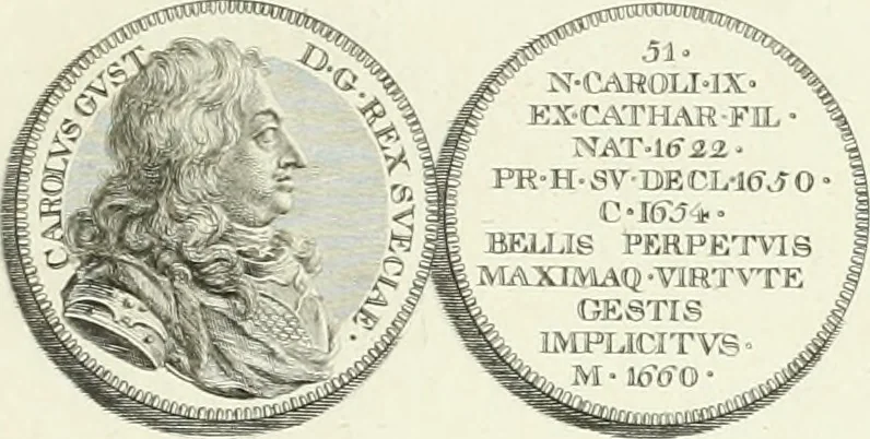 An illustration from Oeuvre du chevalier Hedlinger, ou, Recueil des medailles de ce celebre artiste, gravées en taille douce, accompagnées d'une explication historique et critique, et précédées de la vie de l'auteur, 1778, leaf 112
