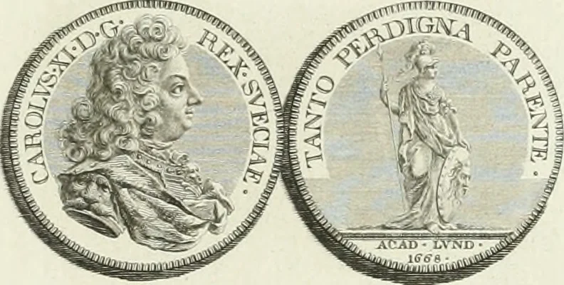 An illustration from Oeuvre du chevalier Hedlinger, ou, Recueil des medailles de ce celebre artiste, gravées en taille douce, accompagnées d'une explication historique et critique, et précédées de la vie de l'auteur, 1778, leaf 116