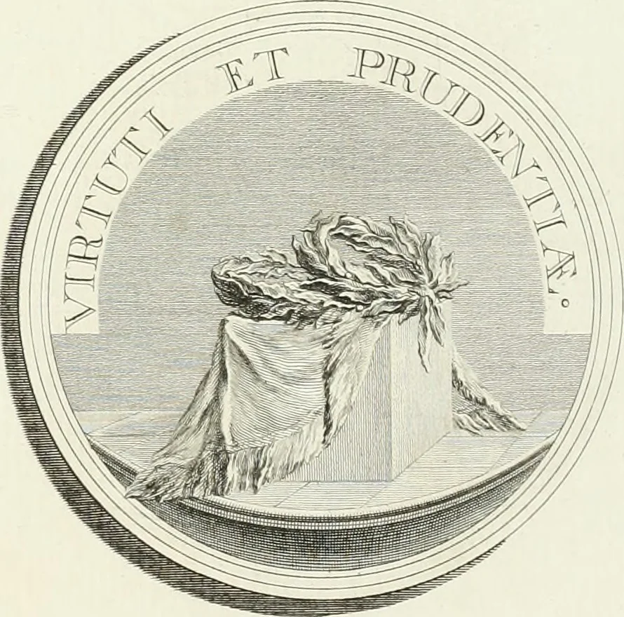 An illustration from Oeuvre du chevalier Hedlinger, ou, Recueil des medailles de ce celebre artiste, gravées en taille douce, accompagnées d'une explication historique et critique, et précédées de la vie de l'auteur, 1778, leaf 132