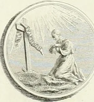 An illustration from Oeuvre du chevalier Hedlinger, ou, Recueil des medailles de ce celebre artiste, gravées en taille douce, accompagnées d'une explication historique et critique, et précédées de la vie de l'auteur, 1778, leaf 144