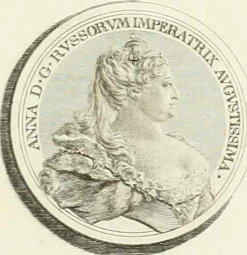 An illustration from Oeuvre du chevalier Hedlinger, ou, Recueil des medailles de ce celebre artiste, gravées en taille douce, accompagnées d'une explication historique et critique, et précédées de la vie de l'auteur, 1778, leaf 160