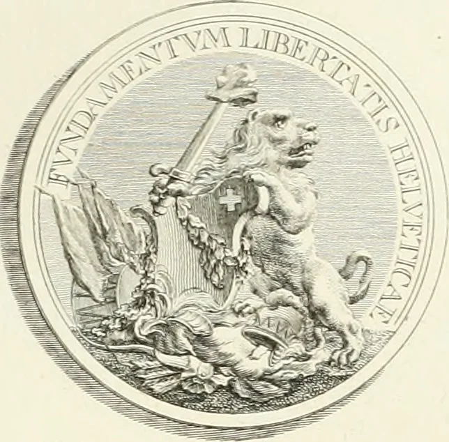 An illustration from Oeuvre du chevalier Hedlinger, ou, Recueil des medailles de ce celebre artiste, gravées en taille douce, accompagnées d'une explication historique et critique, et précédées de la vie de l'auteur, 1778, leaf 168
