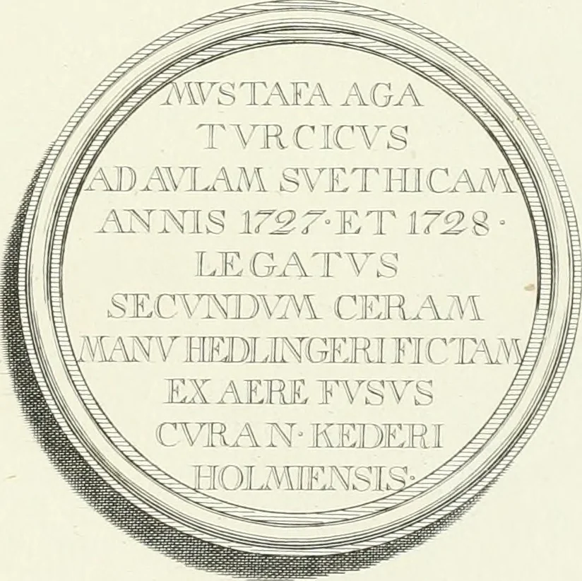 An illustration from Oeuvre du chevalier Hedlinger, ou, Recueil des medailles de ce celebre artiste, gravées en taille douce, accompagnées d'une explication historique et critique, et précédées de la vie de l'auteur, 1778, leaf 32