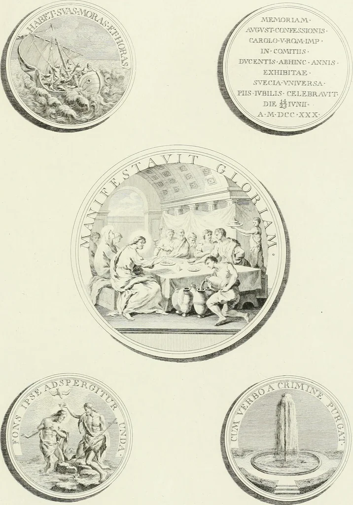 An illustration from Oeuvre du chevalier Hedlinger, ou, Recueil des medailles de ce celebre artiste, gravées en taille douce, accompagnées d'une explication historique et critique, et précédées de la vie de l'auteur, 1778, leaf 52