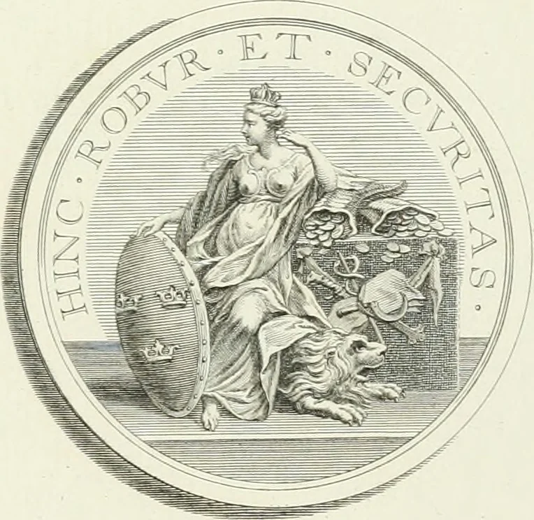 An illustration from Oeuvre du chevalier Hedlinger, ou, Recueil des medailles de ce celebre artiste, gravées en taille douce, accompagnées d'une explication historique et critique, et précédées de la vie de l'auteur, 1778, leaf 56