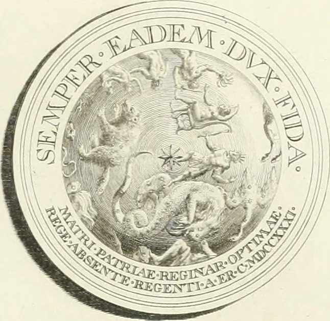 An illustration from Oeuvre du chevalier Hedlinger, ou, Recueil des medailles de ce celebre artiste, gravées en taille douce, accompagnées d'une explication historique et critique, et précédées de la vie de l'auteur, 1778, leaf 64