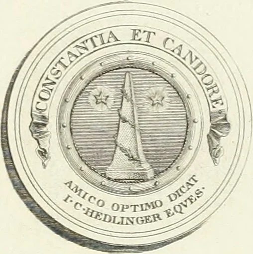 An illustration from Oeuvre du chevalier Hedlinger, ou, Recueil des medailles de ce celebre artiste, gravées en taille douce, accompagnées d'une explication historique et critique, et précédées de la vie de l'auteur, 1778, leaf 76