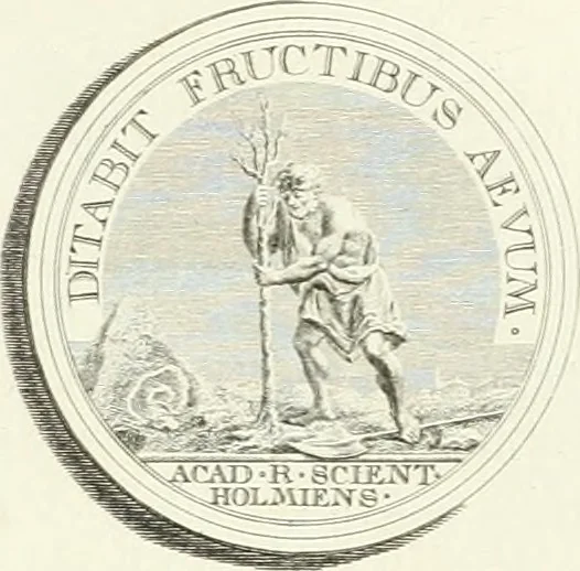 An illustration from Oeuvre du chevalier Hedlinger, ou, Recueil des medailles de ce celebre artiste, gravées en taille douce, accompagnées d'une explication historique et critique, et précédées de la vie de l'auteur, 1778, leaf 84