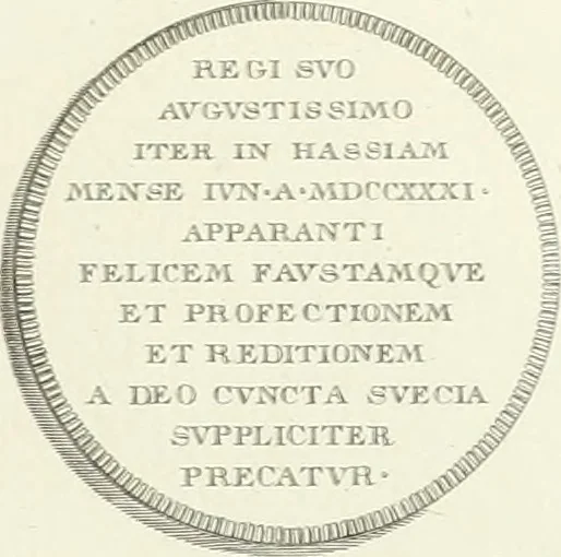 An illustration from Oeuvre du chevalier Hedlinger, ou, Recueil des medailles de ce celebre artiste, gravées en taille douce, accompagnées d'une explication historique et critique, et précédées de la vie de l'auteur, 1778, leaf 88