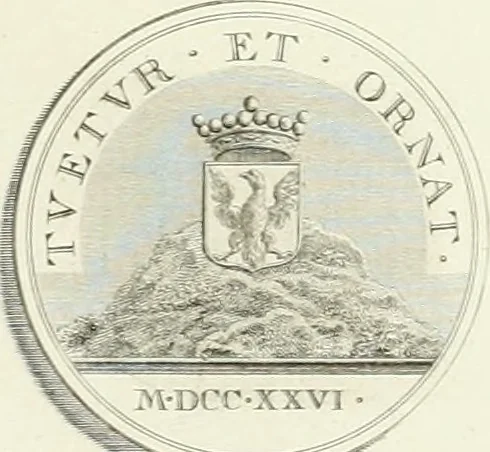 An illustration from Oeuvre du chevalier Hedlinger, ou, Recueil des medailles de ce celebre artiste, gravées en taille douce, accompagnées d'une explication historique et critique, et précédées de la vie de l'auteur, 1778, leaf 88