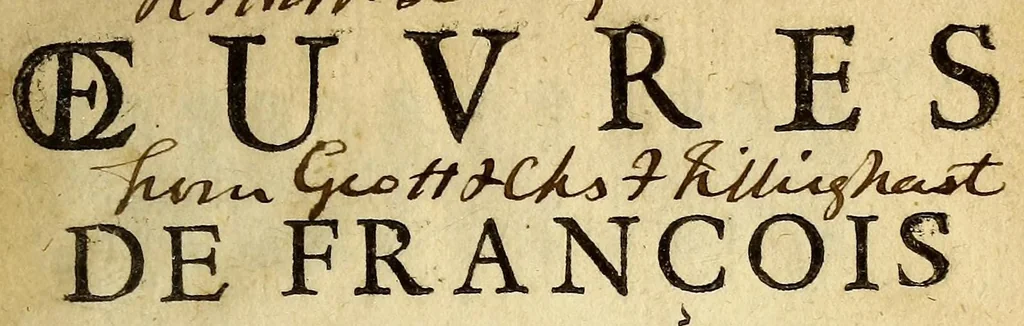 An illustration from Oeuvres, 1669, leaf 7
