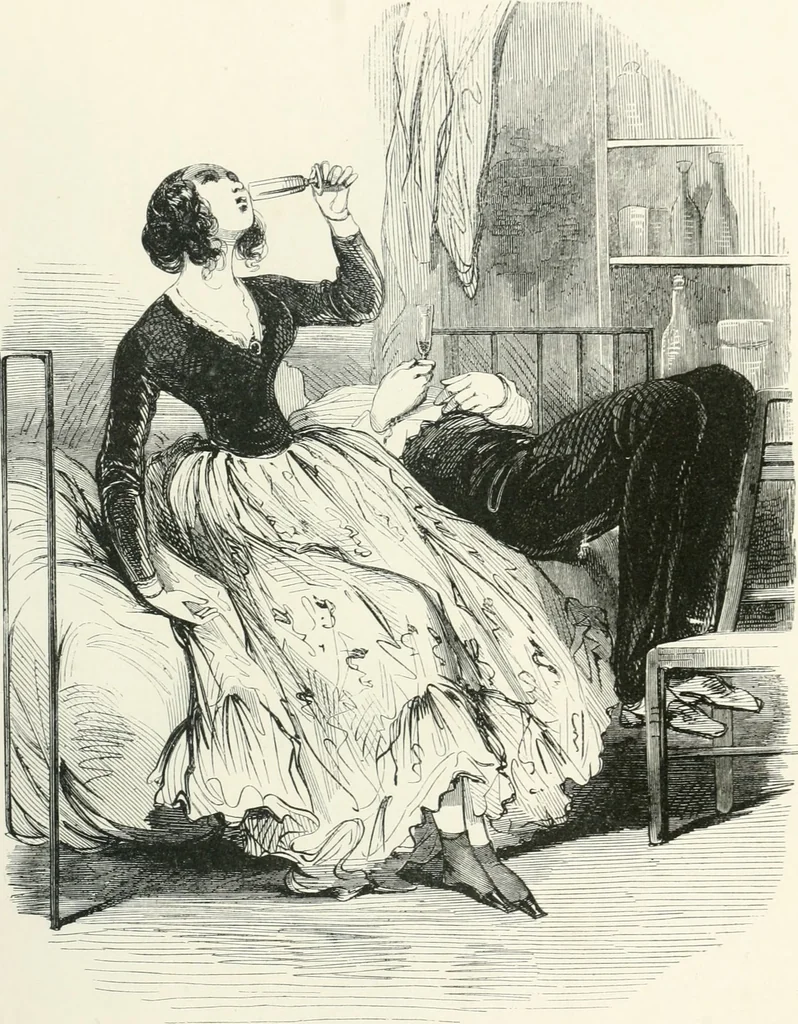 An illustration from Oeuvres choisies de Gavarni, 1848, leaf 100