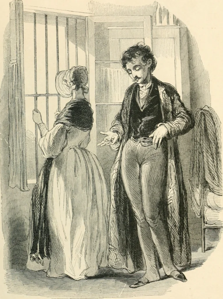 An illustration from Oeuvres choisies de Gavarni, 1848, leaf 102