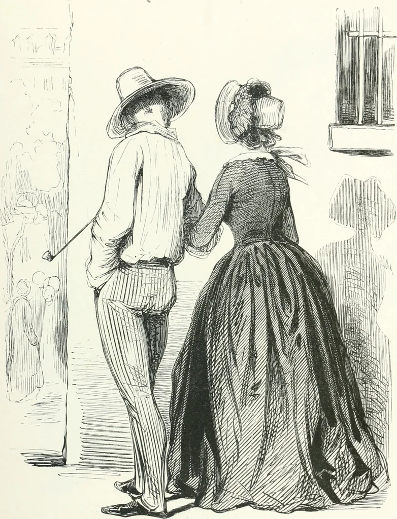 An illustration from Oeuvres choisies de Gavarni, 1848, leaf 106