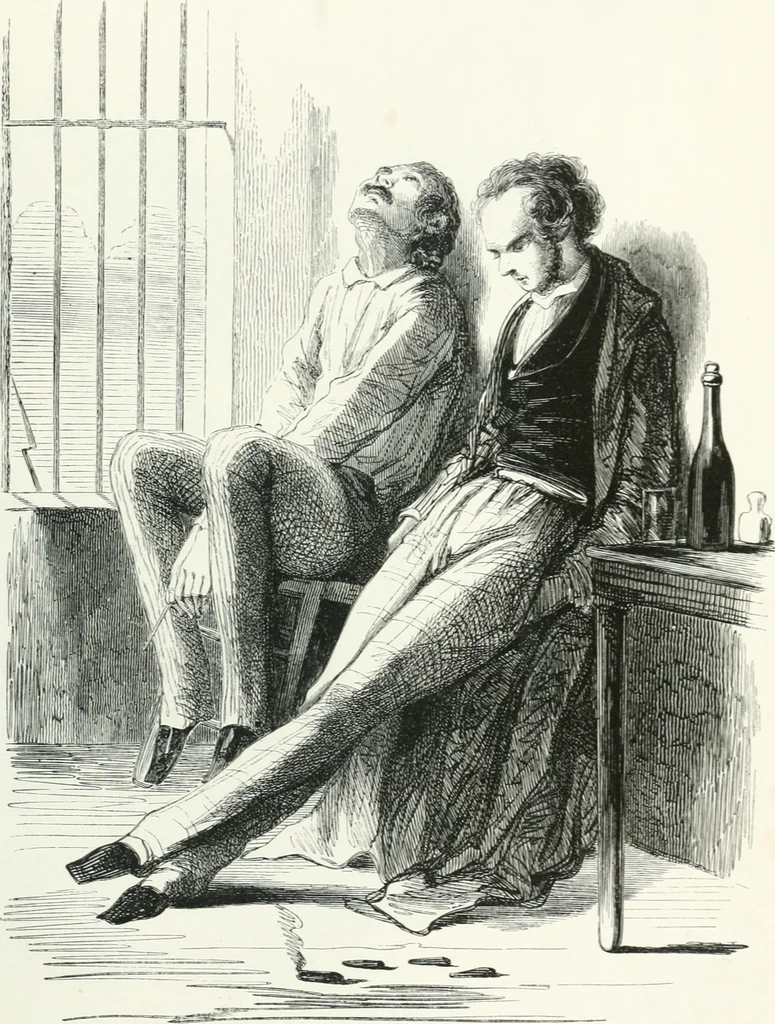 An illustration from Oeuvres choisies de Gavarni, 1848, leaf 110