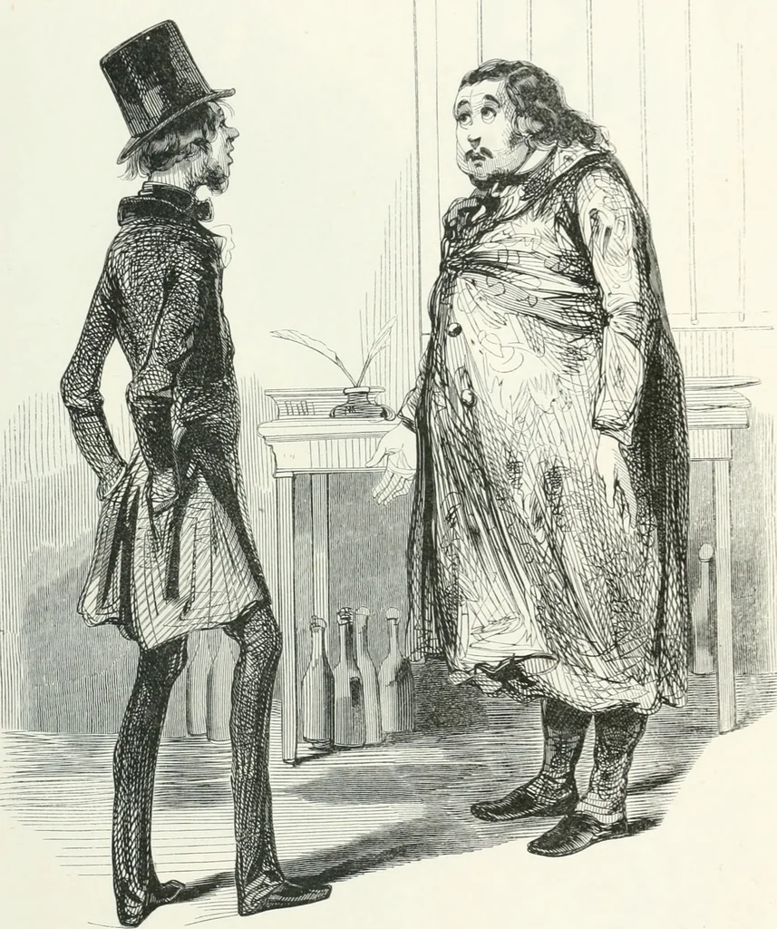 An illustration from Oeuvres choisies de Gavarni, 1848, leaf 112