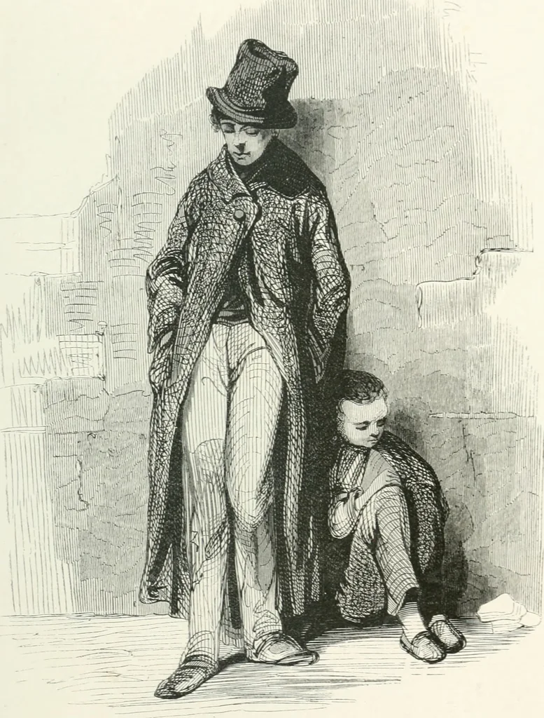 An illustration from Oeuvres choisies de Gavarni, 1848, leaf 122