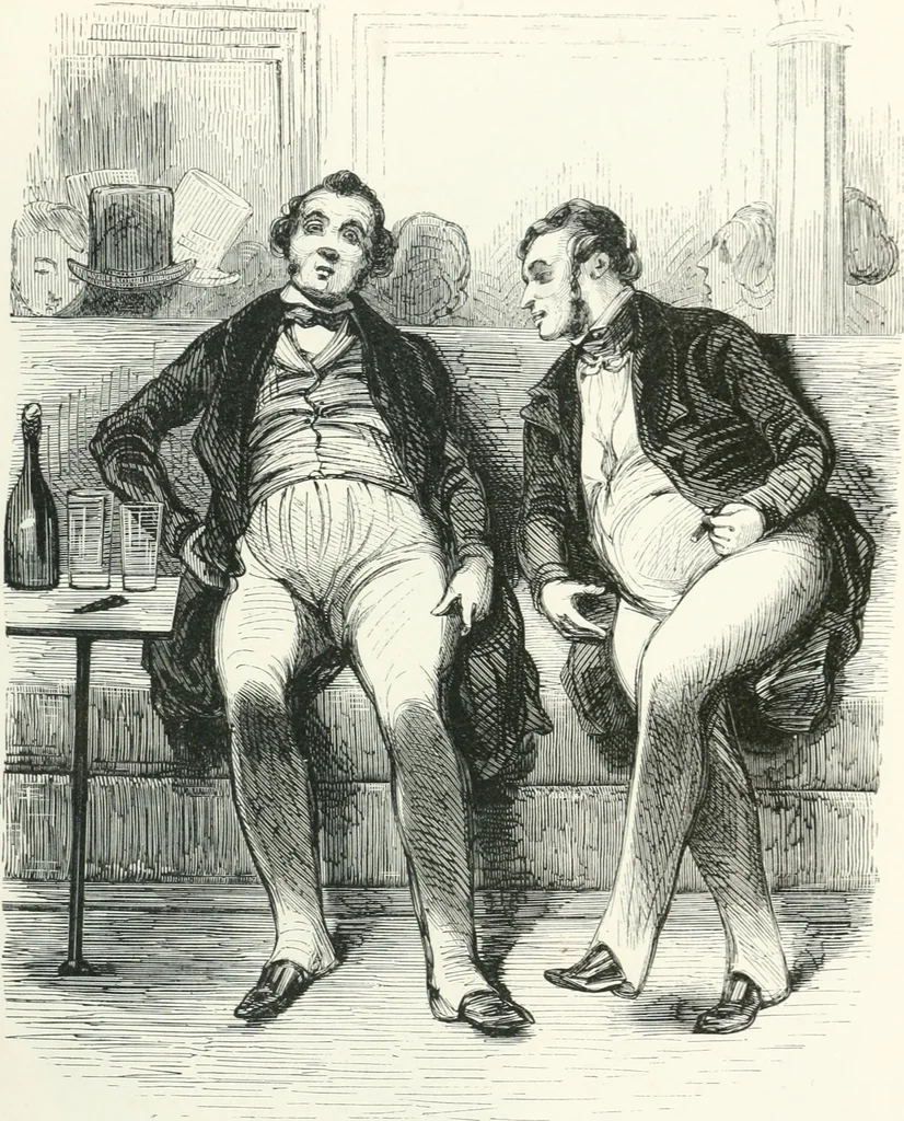 An illustration from Oeuvres choisies de Gavarni, 1848, leaf 124