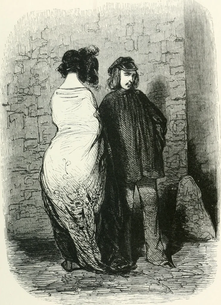 An illustration from Oeuvres choisies de Gavarni, 1848, leaf 126