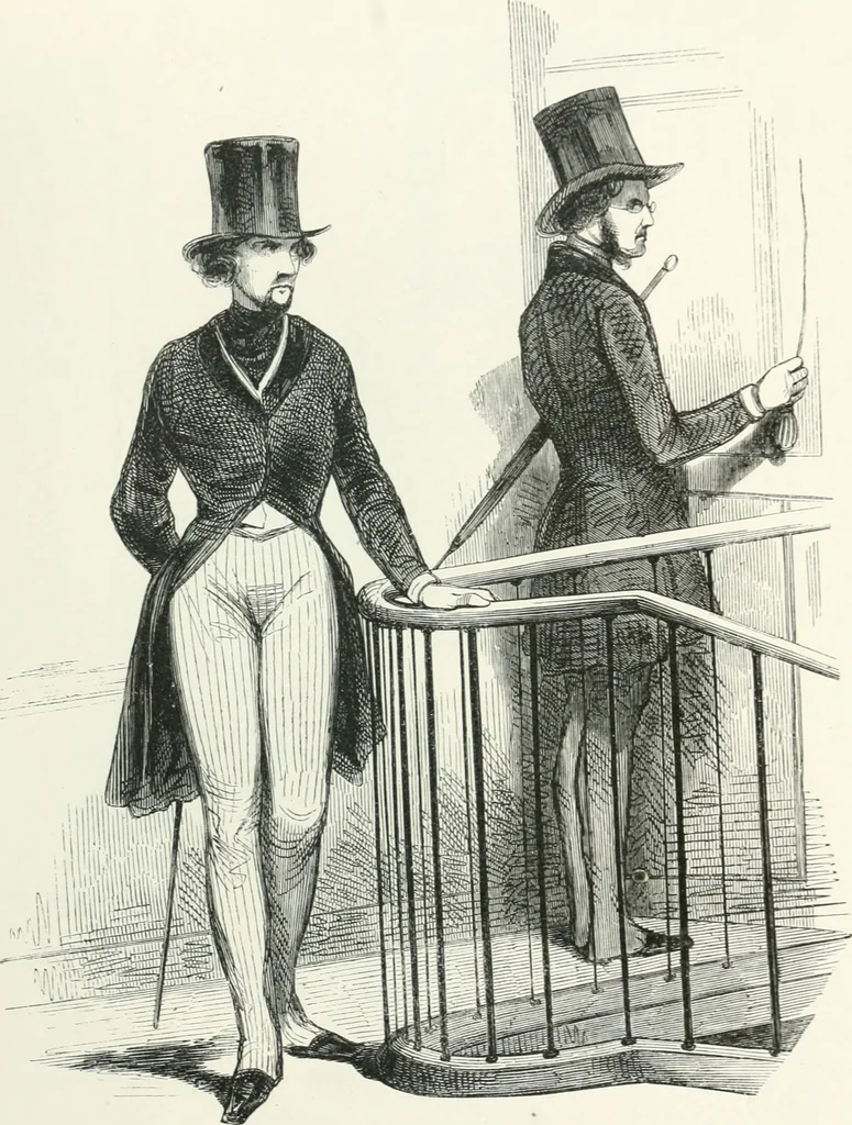 An illustration from Oeuvres choisies de Gavarni, 1848, leaf 128