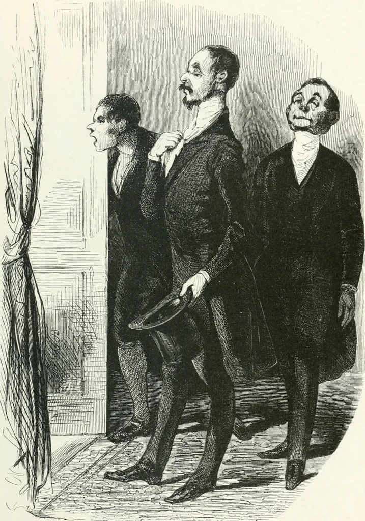 An illustration from Oeuvres choisies de Gavarni, 1848, leaf 132