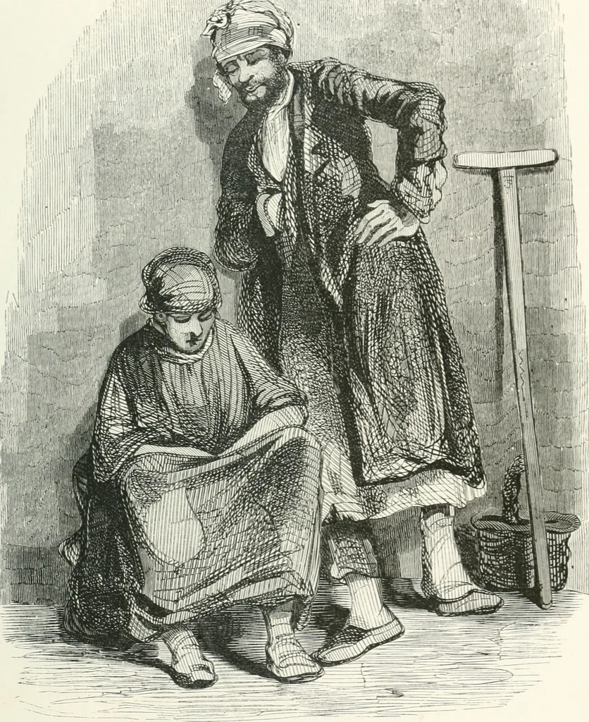 An illustration from Oeuvres choisies de Gavarni, 1848, leaf 134