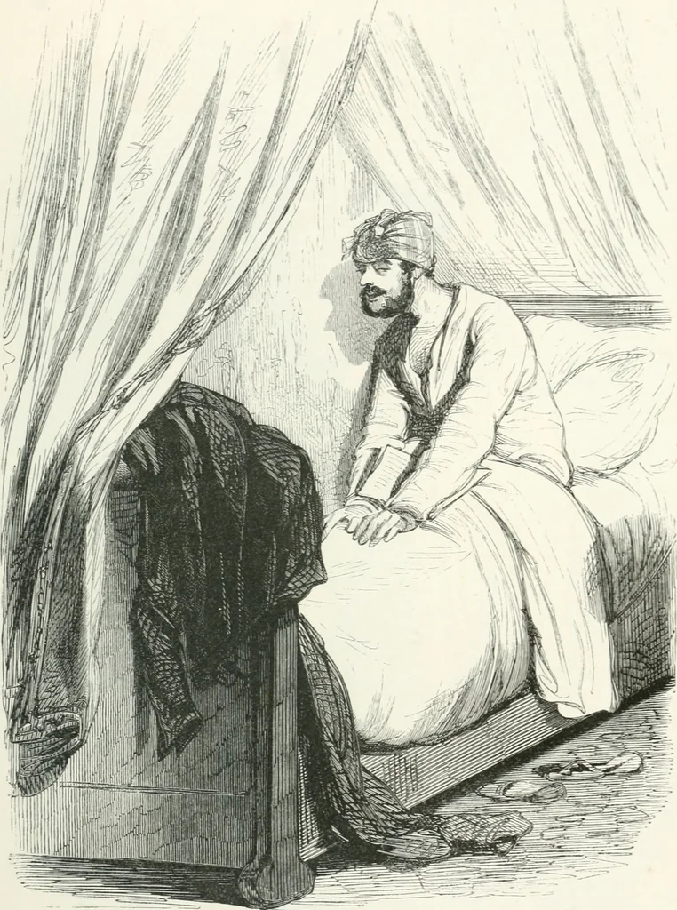 An illustration from Oeuvres choisies de Gavarni, 1848, leaf 136
