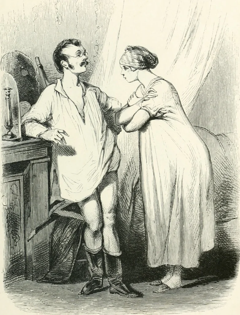 An illustration from Oeuvres choisies de Gavarni, 1848, leaf 138