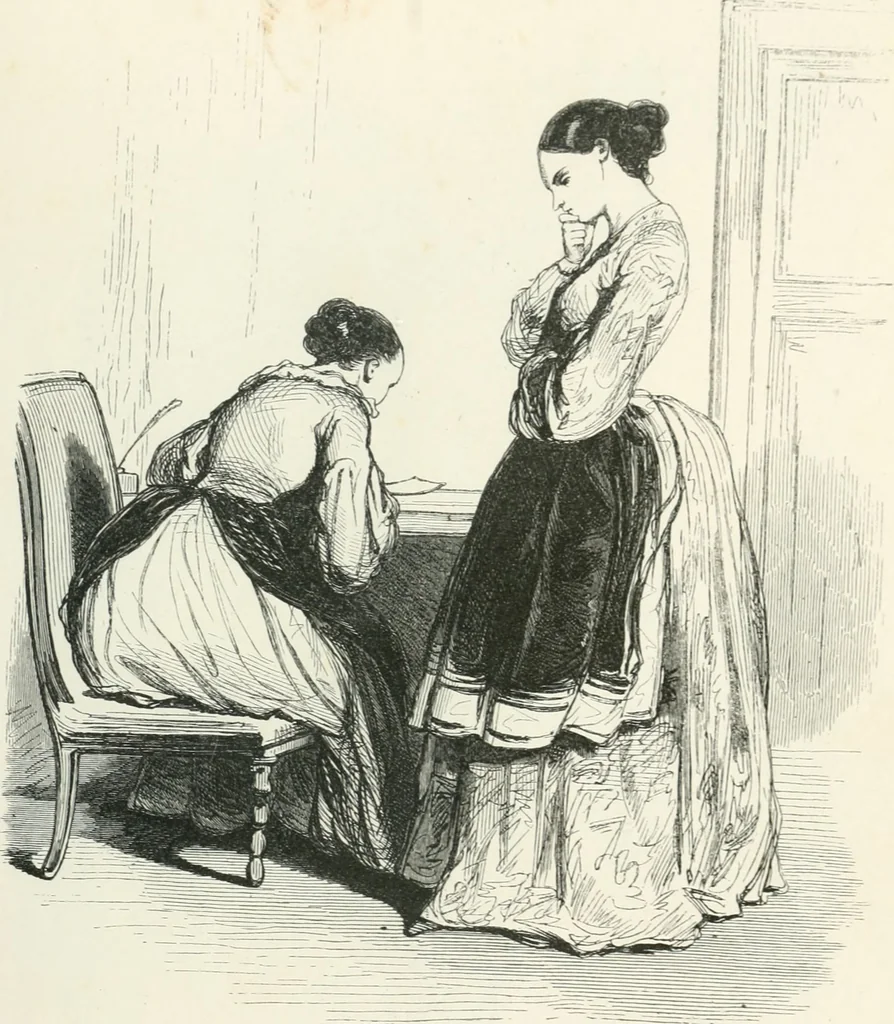 An illustration from Oeuvres choisies de Gavarni, 1848, leaf 14