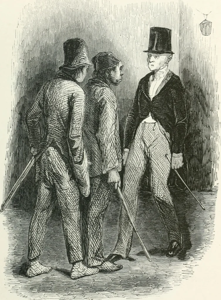 An illustration from Oeuvres choisies de Gavarni, 1848, leaf 142