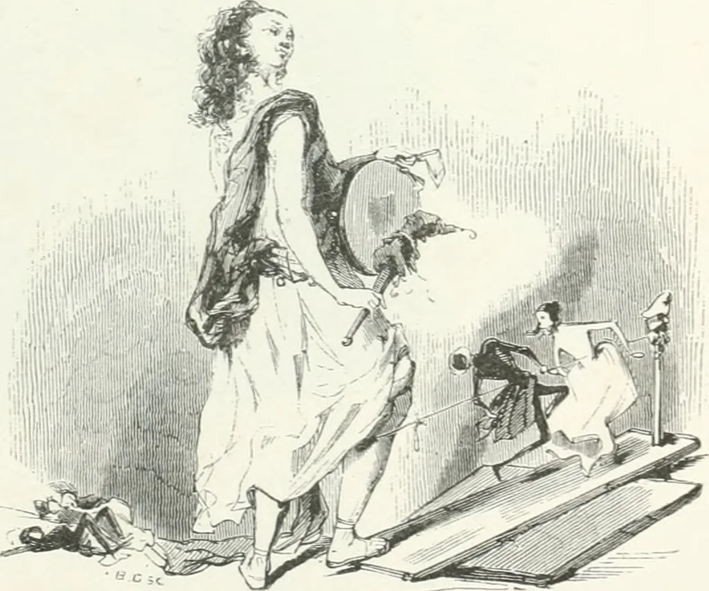 An illustration from Oeuvres choisies de Gavarni, 1848, leaf 152