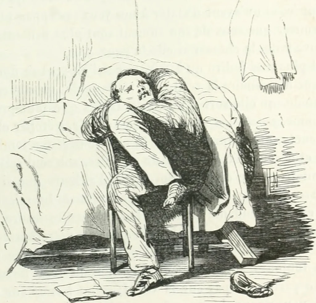 An illustration from Oeuvres choisies de Gavarni, 1848, leaf 154