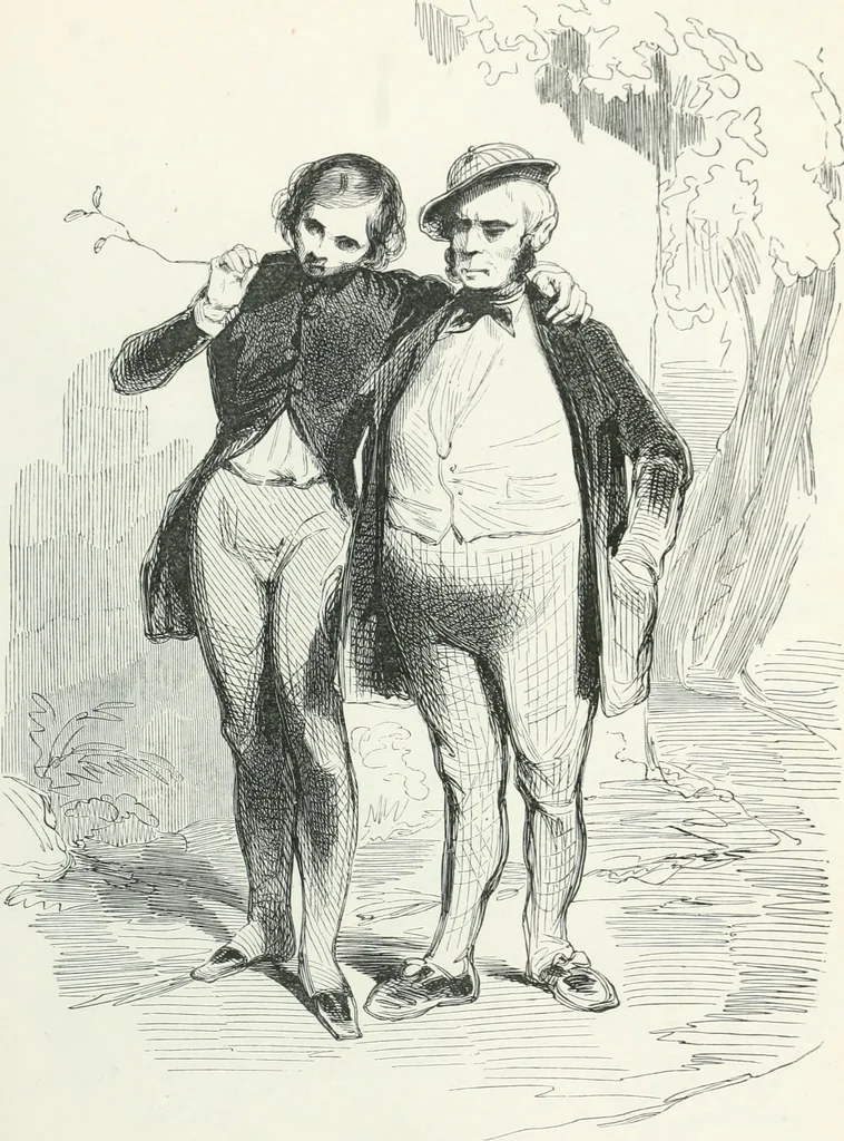 An illustration from Oeuvres choisies de Gavarni, 1848, leaf 158