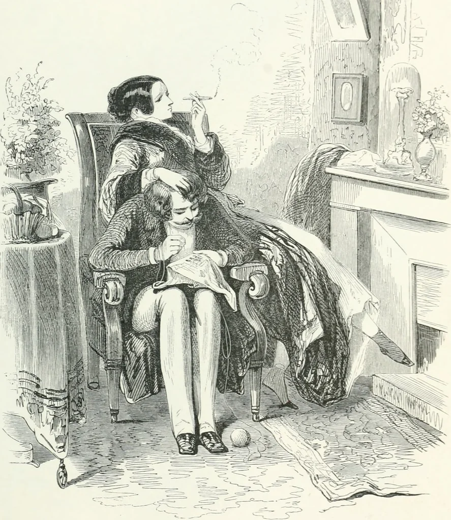 An illustration from Oeuvres choisies de Gavarni, 1848, leaf 160