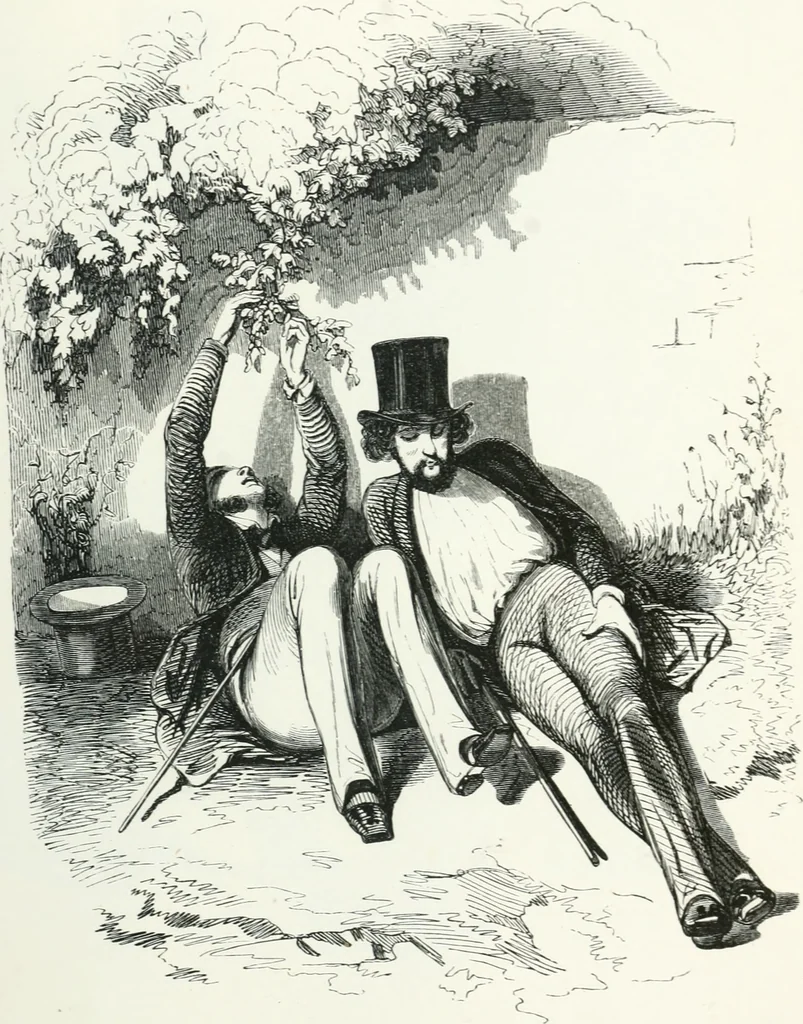 An illustration from Oeuvres choisies de Gavarni, 1848, leaf 162