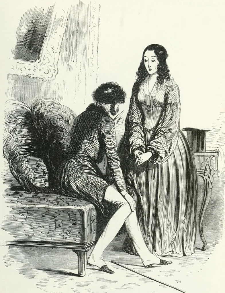 An illustration from Oeuvres choisies de Gavarni, 1848, leaf 166