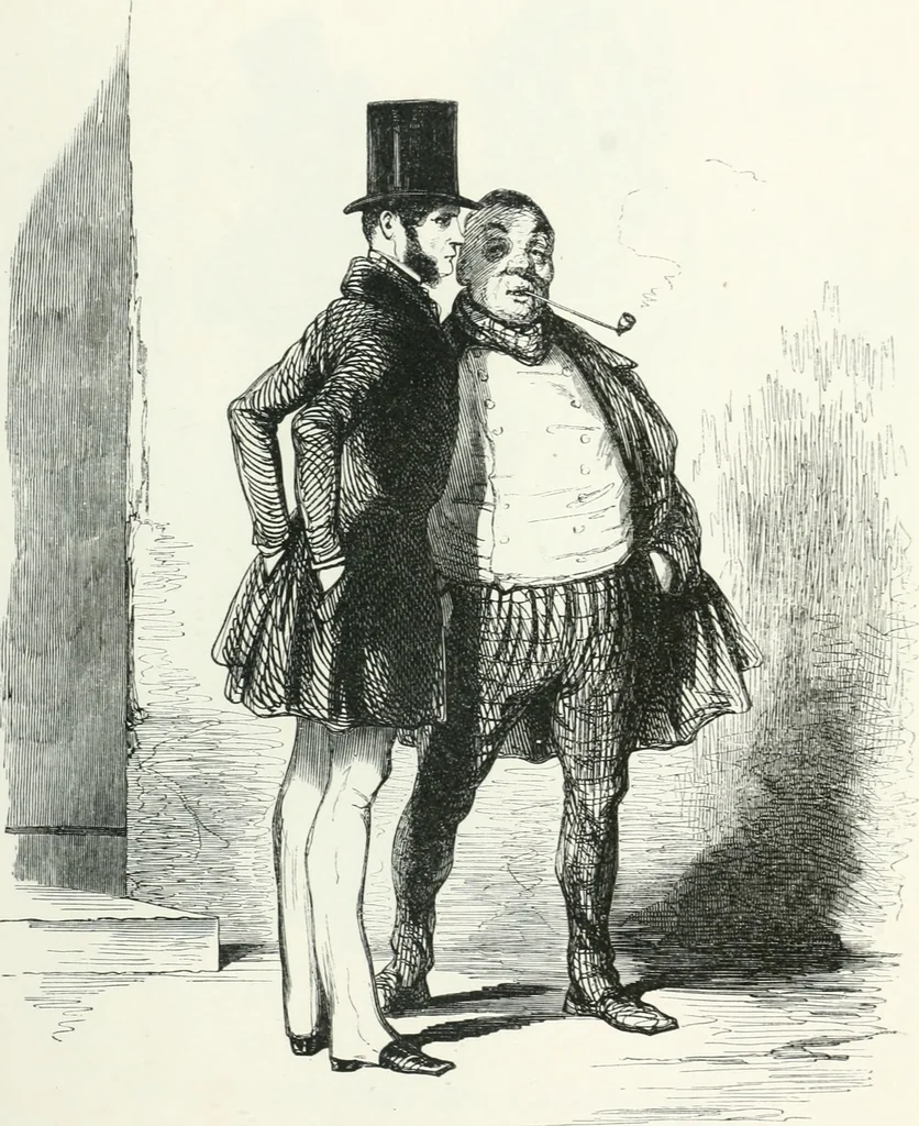 An illustration from Oeuvres choisies de Gavarni, 1848, leaf 168